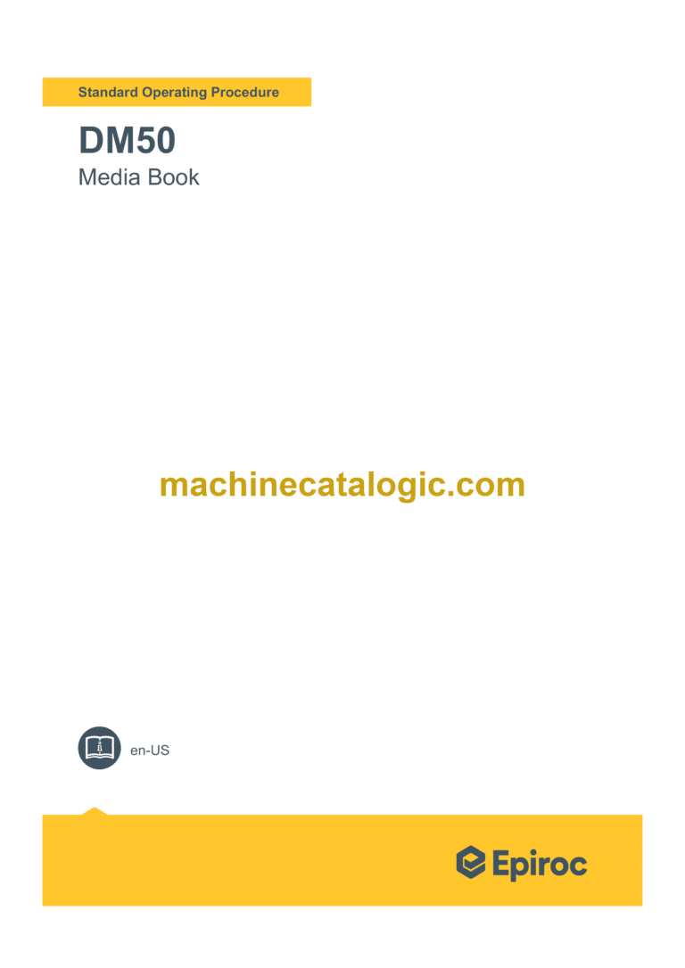 Epiroc Drill Master DM50 Component Removal and Installation Instructions