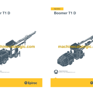 Epiroc Boomer T1 D Operation and Maintenance Manual