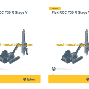 Epiroc FlexiROC T30 R Stage V Operation and Maintenance Manual