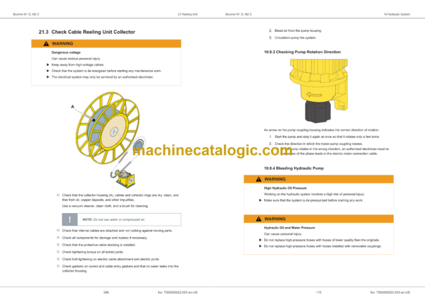 Epiroc Boomer M1 D, M2 D BUT 36 Tier IV F Maintenance Manual - Image 4