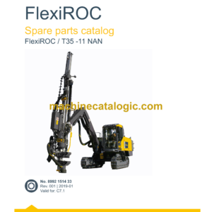 Epiroc FlexiROC T35-11 NAN Spare Parts Catalog