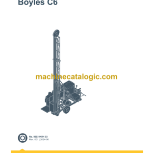 Epiroc Boyles C6 Spare Parts Catalog