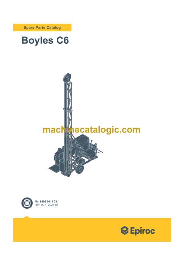 Epiroc Boyles C6 Spare Parts Catalog