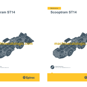 Epiroc Scooptram ST14 Operation and Maintenance Manual