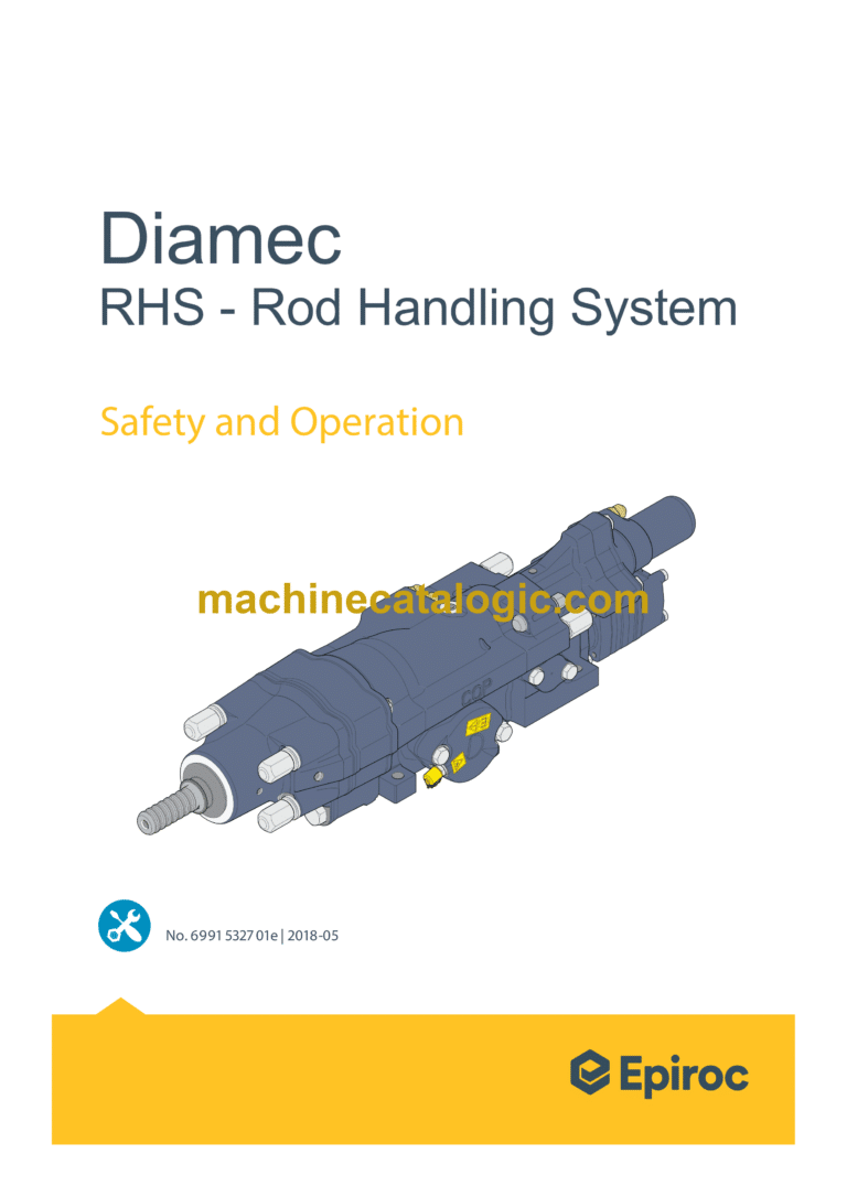 Epiroc Diamec RHS Operation Manual