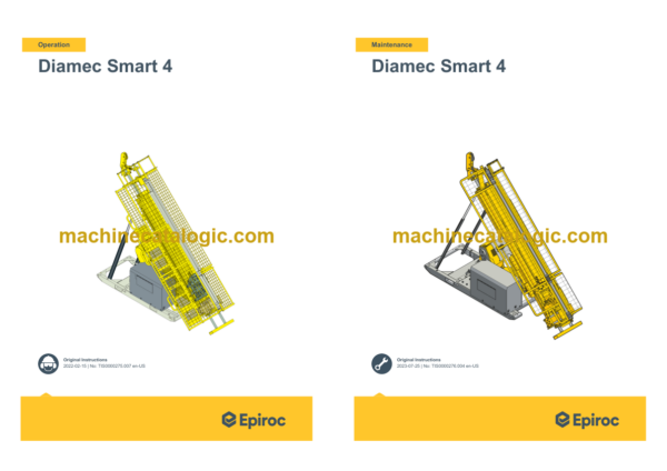 Epiroc Diamec Smart 4 Operation and Maintenance Manual