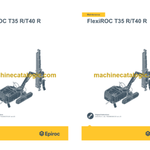 Epiroc FlexiROC T35 R T40 R Operation and Maintenance Manual