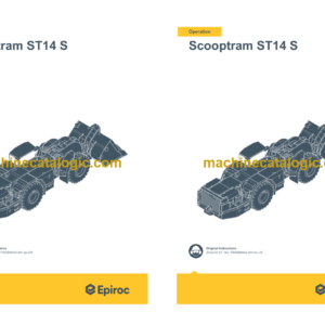 Epiroc Scooptram ST14 S Stage 5 Operation and Maintenance Manual