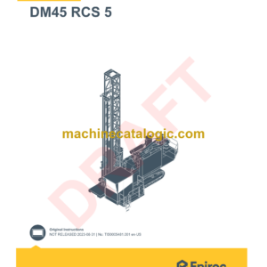 Epiroc DM45 RCS 5 Pit Viper Control System Manual