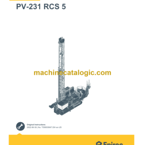 Epiroc Pit Viper PV-231 RCS 5 Maintenance Manual