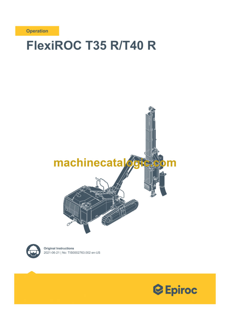 Epiroc FlexiROC T35 R, T40 R Stage V Operation Manual