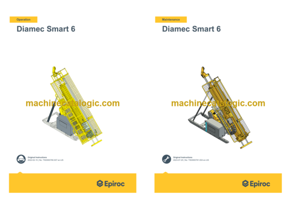 Epiroc Diamec Smart 6 Operation and Maintenance Manual