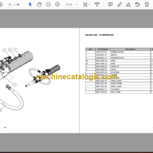 Epiroc MEYCO ME1 Concrete Spraying Equipment Spare Parts Catalog