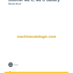 Epiroc Boomer M2 C, M2 C Battery Component Removal and Installation Instructions