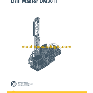 Epiroc Drill Master DM30 II Spare Parts Catalog