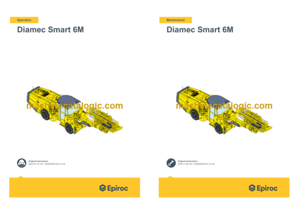 Epiroc Diamec Smart 6M Operation and Maintenance Manual