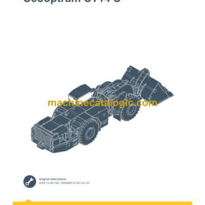 Epiroc Scooptram ST14 S Stage 3A Maintenance Manual