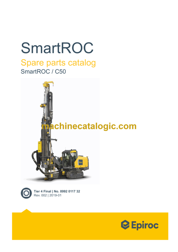 Epiroc SmartROC C50 Spare Parts Catalog