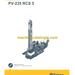 Epiroc Pit Viper PV-235 RCS 5 Maintenance Manual