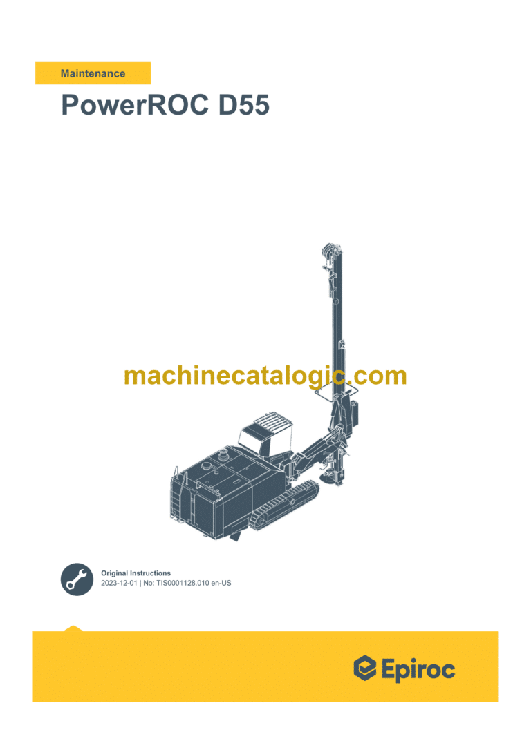 Epiroc PowerROC D55 MK II Maintenance Manual