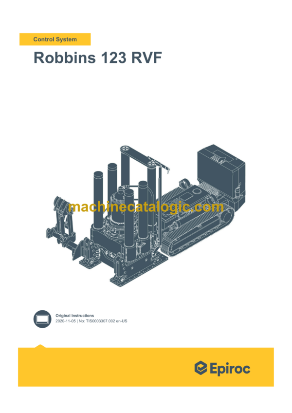 Epiroc Robbins 123 RVF Control System Manual