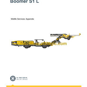 Epiroc Boomer S1 L Spare Parts Catalog