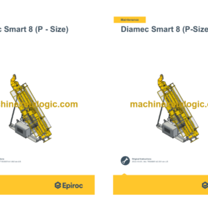 Epiroc Diamec Smart 8 (P-Size) Operation and Maintenance Manual