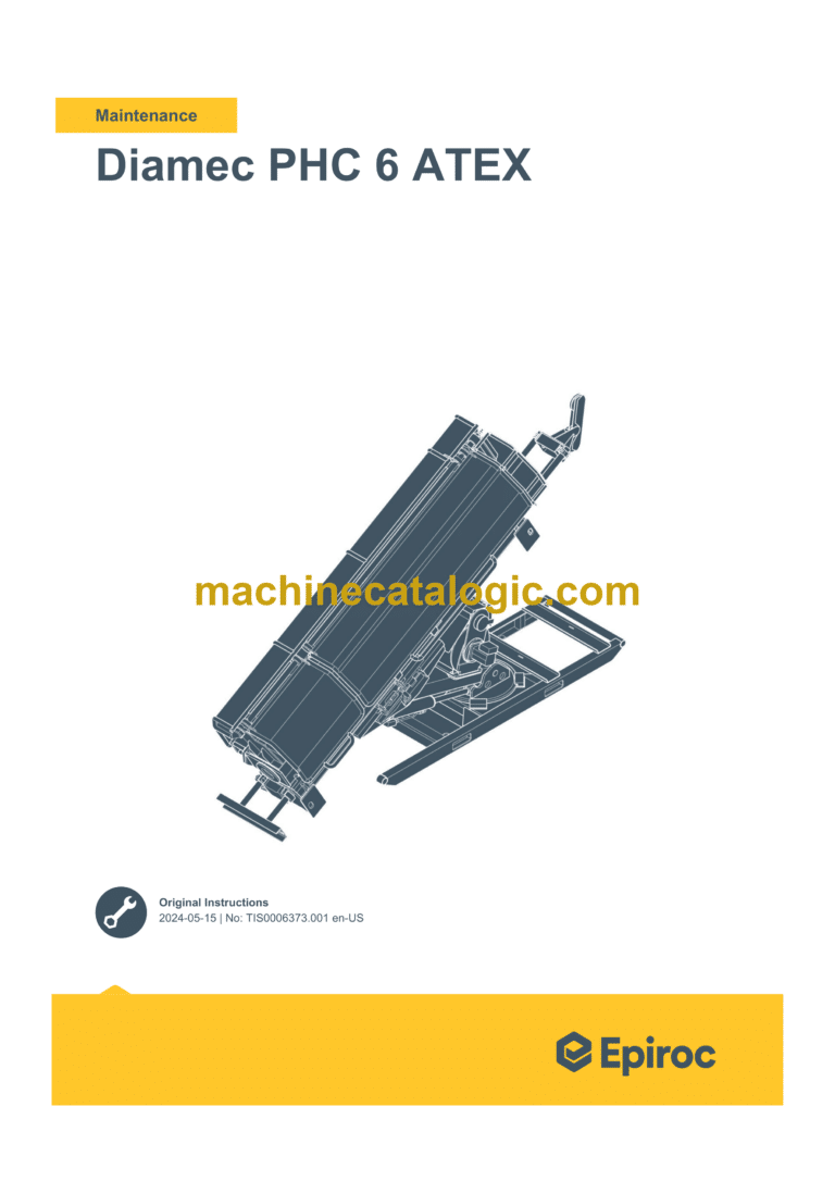 Epiroc Diamec PHC 6 ATEX Maintenance Manual