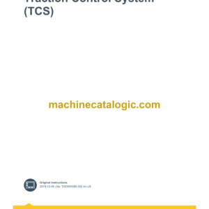 Epiroc Traction Control System TCS Control System Manual