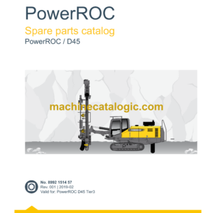 Epiroc PowerROC D45 Spare Parts Catalog