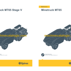 Epiroc Minetruck MT65 Stage V Operation and Maintenance Manual