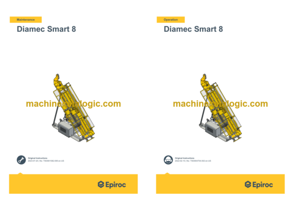 Epiroc Diamec Smart 8 Operation and Maintenance Manual