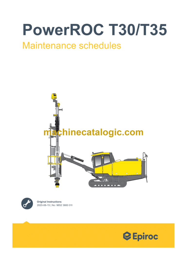 Epiroc PowerROC T30 T35 Maintenance Manual
