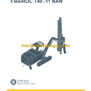 Epiroc FlexiROC T40-11 NAN Spare Parts Catalog