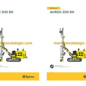 Epiroc AirROC D35 SH Operation and Maintenance Manual