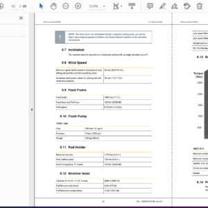 Epiroc Diamec Smart 8 RHS Operation and Maintenance Manual