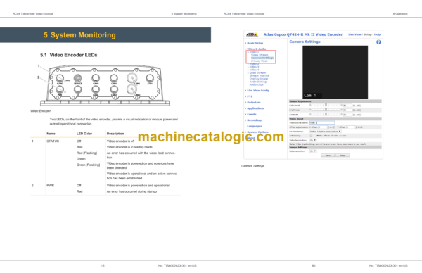 Epiroc RCS4 Teleremote Video Encoder Control System Manual - Image 4