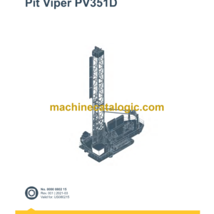 Epiroc PV351D Pit Viper Spare Parts Catalog