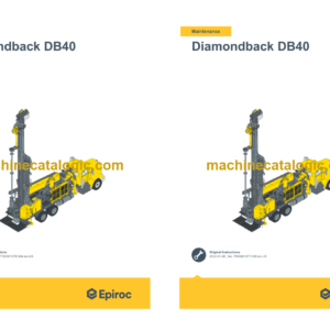 Epiroc Diamondback DB40 Operation and Maintenance Manual