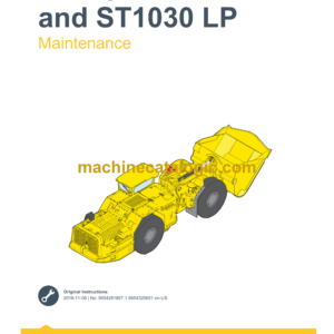 Epiroc Scooptram ST1030 III B Maintenance Manual