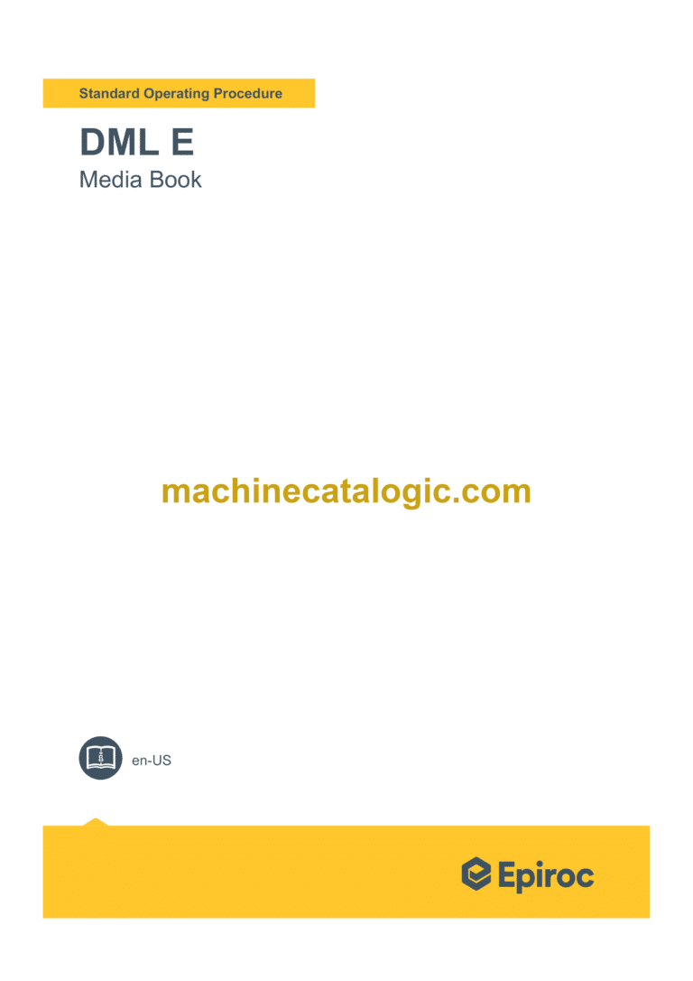 Epiroc Drill Master DML E Component Removal and Installation Instructions