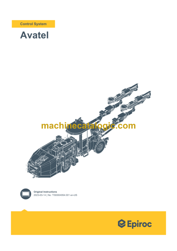 Epiroc Avatel Control System Manual