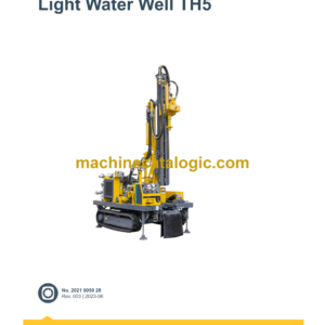 Epiroc Light Water Well TH5 Spare Parts Catalog