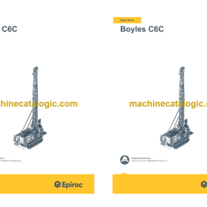 Epiroc Boyles C6C Operation and Maintenance Manual