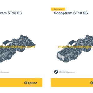 Epiroc Scooptram ST18 SG Operation and Maintenance Manual