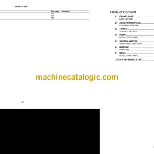 Epiroc Light Water Well TH5 Spare Parts Catalog