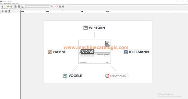 Wirtgen Group Diagnose Tool Widiag (One for All) 1.06.012