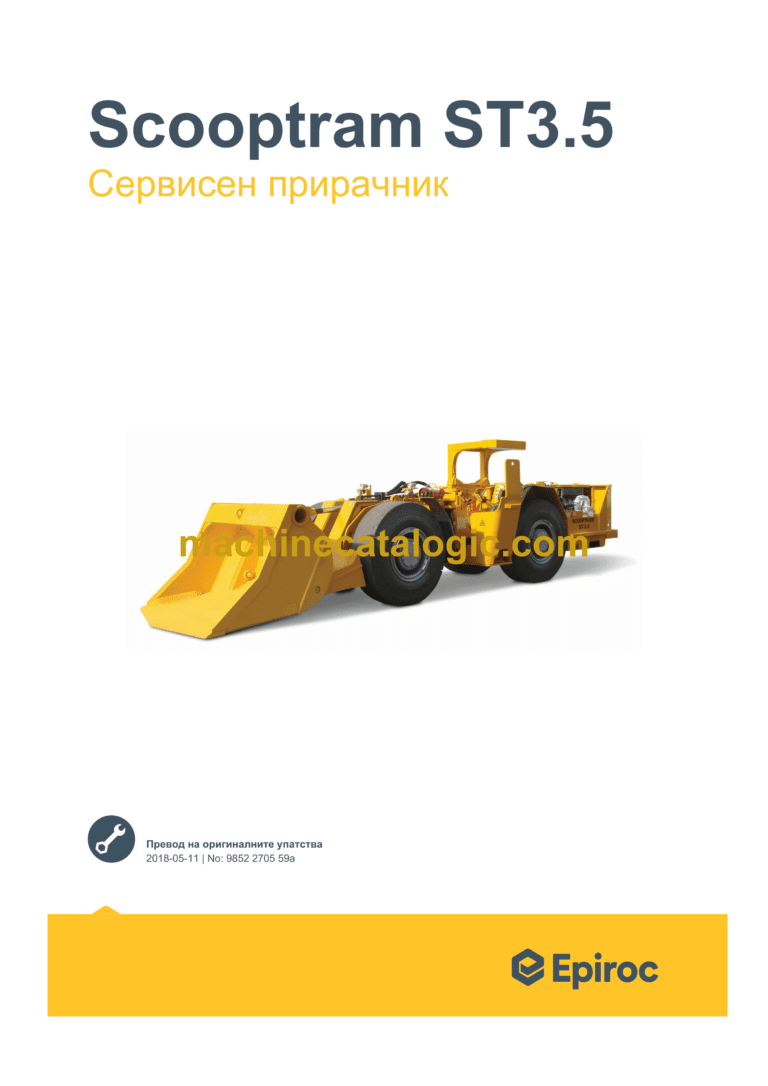Epiroc Scooptram ST3.5 Service Manual (Russian)