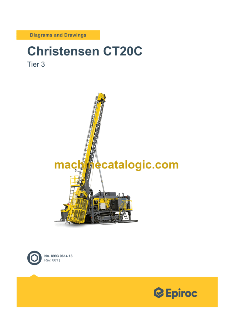 Epiroc Christensen CT20C Tier 3 Diagrams and Drawings Manual