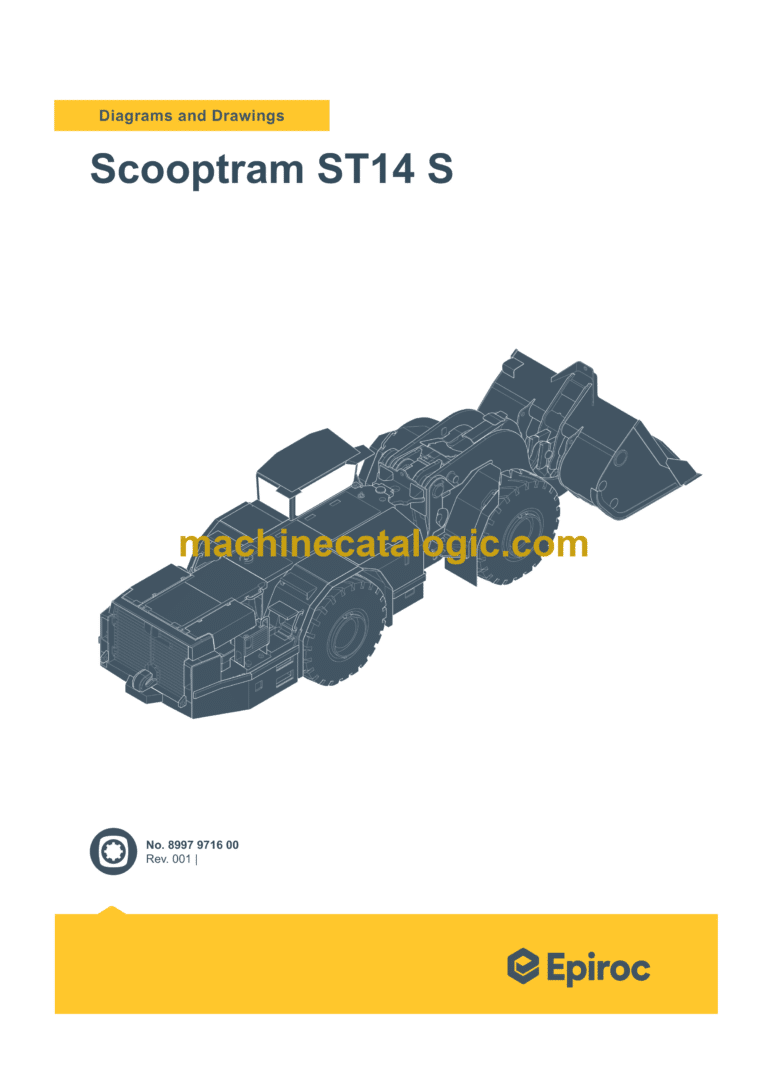 Epiroc Scooptram ST14 S Diagrams and Drawings Manual